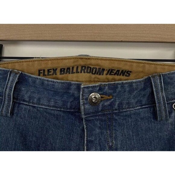 Men's Duluth Trading Co. Flex Ballroom Relaxed Fit Blue Jeans 40 X 28 - Picture 6 of 12